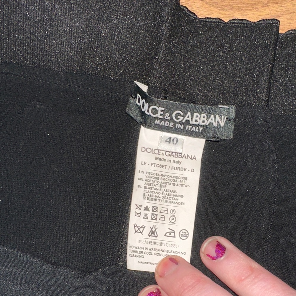 Dolce & Gabbana Elegant Black Garment